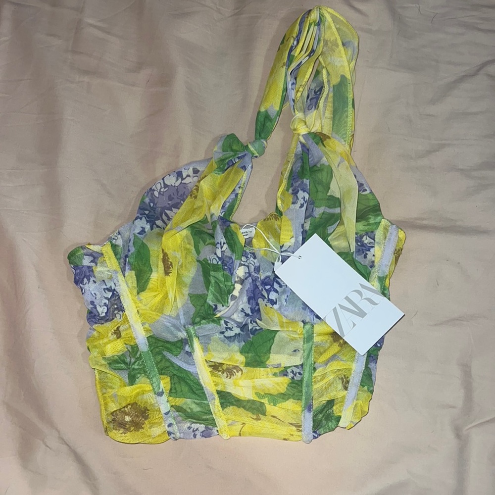 Zara corset top